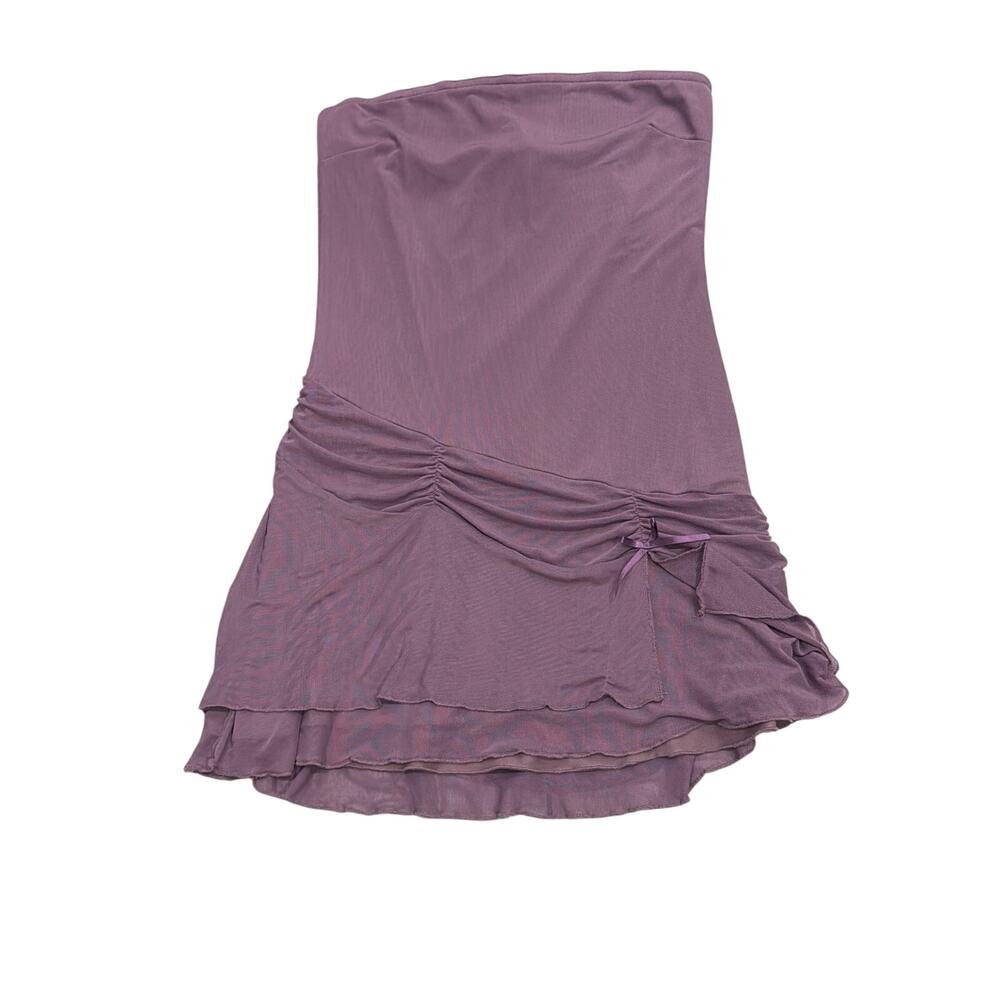 NWOT Purple Mini Halter Dress by Edikted